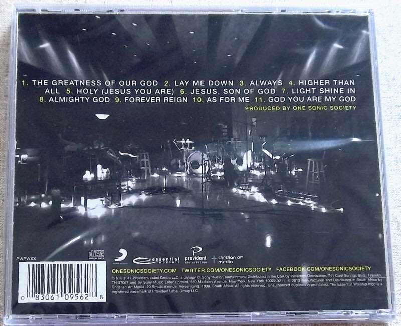 ONE SONIC SOCIETY Live at the Tracking Room US Import CD