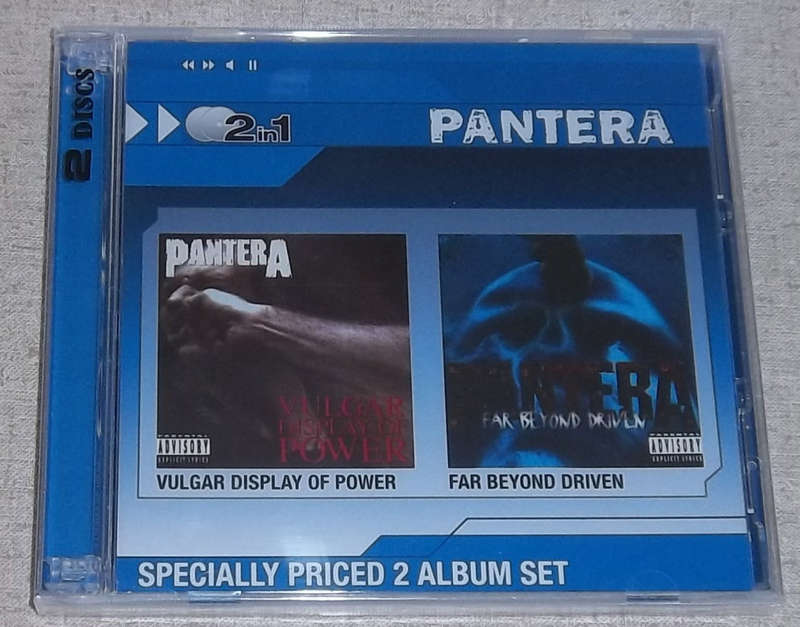 PANTERA Vulgar Display Of Power / Far Beyond Driven SOUTH AFRICA Cat# CDWT 1224