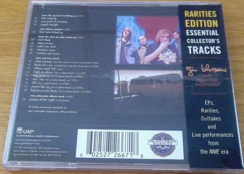 GIN BLOSSOMS New Miserable Experience: Rarities Essential Collectors Edition B0013764-02