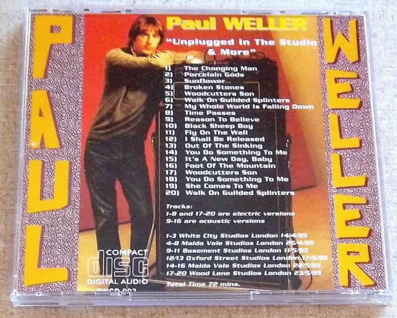 PAUL WELLER Unplugged In The Studio & More CD