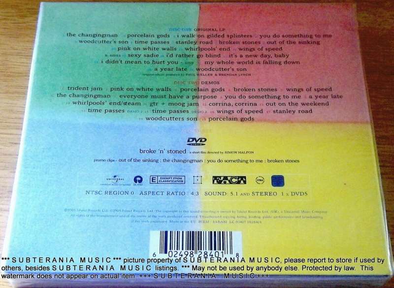 PAUL WELLER Stanley Road 2 X CD + DVD Deluxe Edition EUROPE Cat# 9828401
