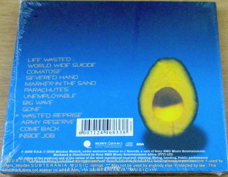 PEARL JAM Pearl Jam SOUTH AFRICA Cat# CDJAY240