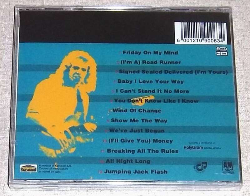 PETER FRAMPTON Shows The Way SOUTH AFRICA Cat# BUDCD 1041