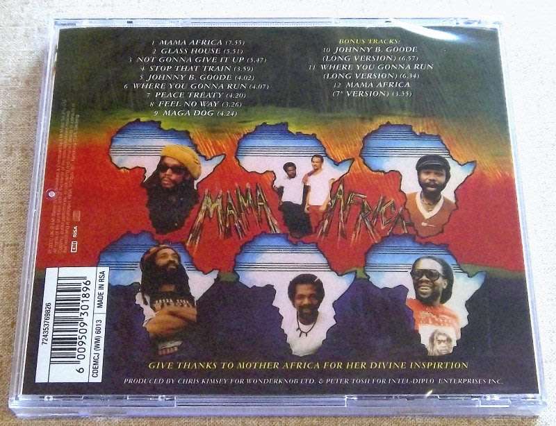 PETER TOSH Mama Africa Remastered SOUTH AFRICA #CDEMCJ6013