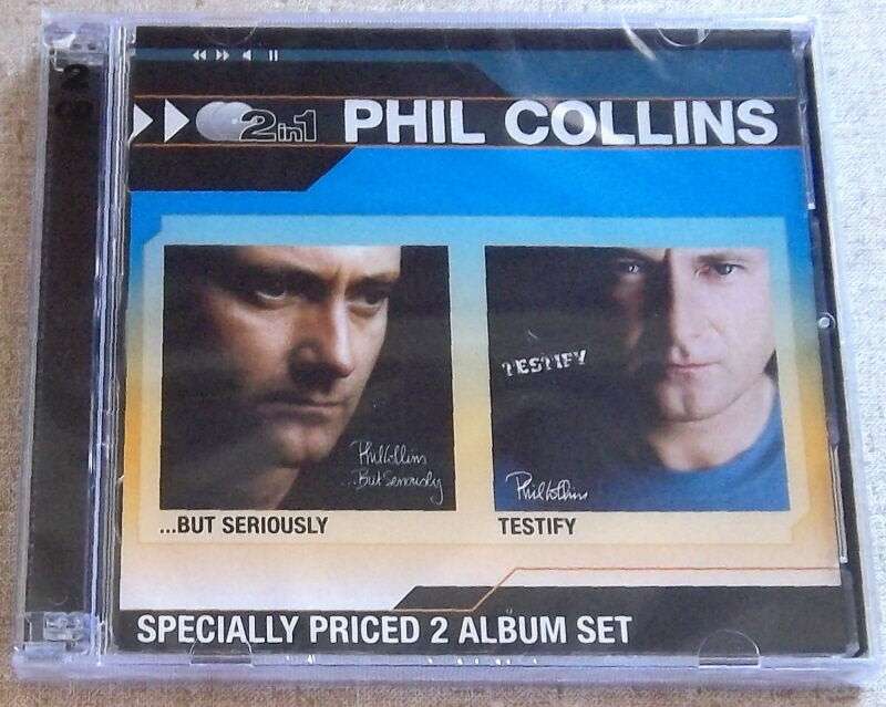 PHIL COLLINS But Seriously / Testify 2xCD SOUTH AFRICA Cat# CDWT 1250