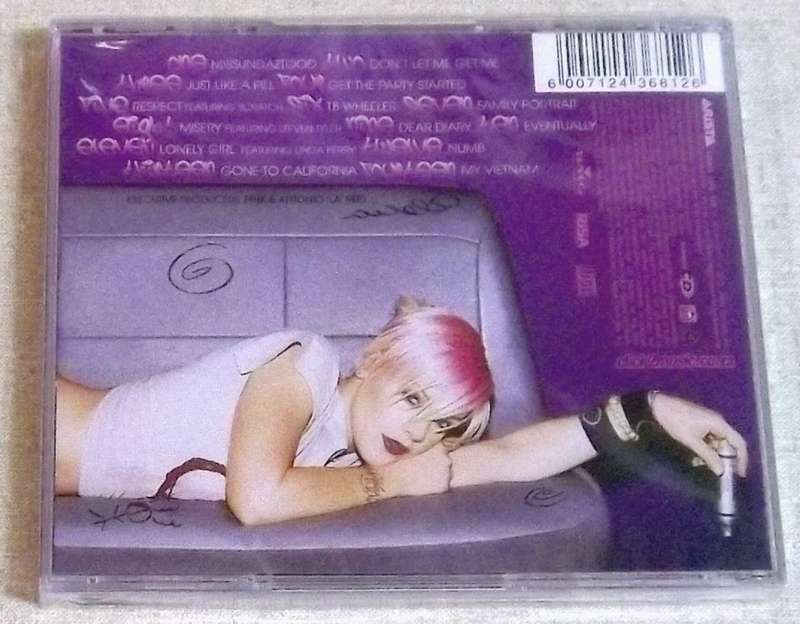 PINK Missundaztood CD SOUTH AFRICA Cat# CDAST425