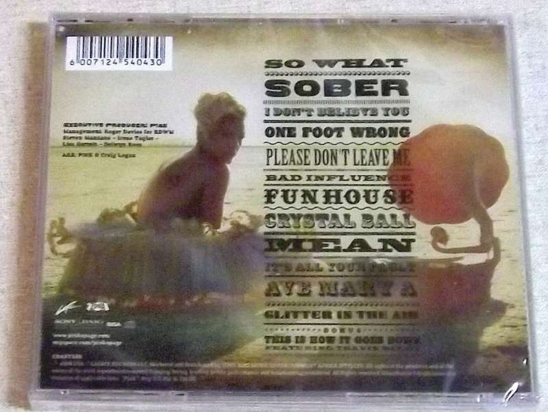 PINK Funhouse CD SOUTH AFRICA Cat# CDAST526