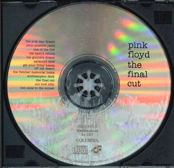 PINK FLOYD The Final Cut SOUTH AFRICA Cat# CDCOL 5471K