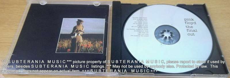PINK FLOYD The Final Cut SOUTH AFRICA Cat# CDCOL 5025 K