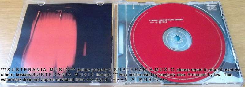 PLACEBO Without You Im Nothing SOUTH AFRICA Cat# CDVIR (WF) 401 CD