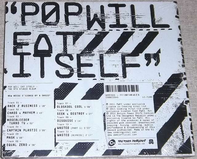 POP WILL EAT ITSELF New Noise Designed By A Sadist #COOKCD545