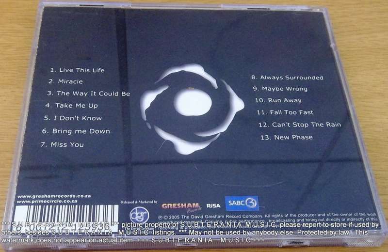 PRIME CIRCLE Live This Life SOUTH AFRICA Cat# DGR1620  [EX]