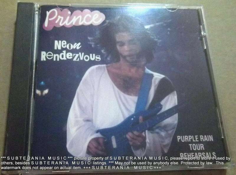 PRINCE Neon Rendezvous Purple Rain Tour Sessions ITALIAN PRESSING Cat# T 9301