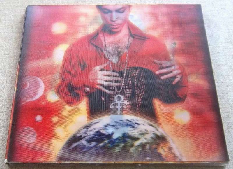 PRINCE Planet Earth USA Cat# 88697129702 Lenticular cover showing images