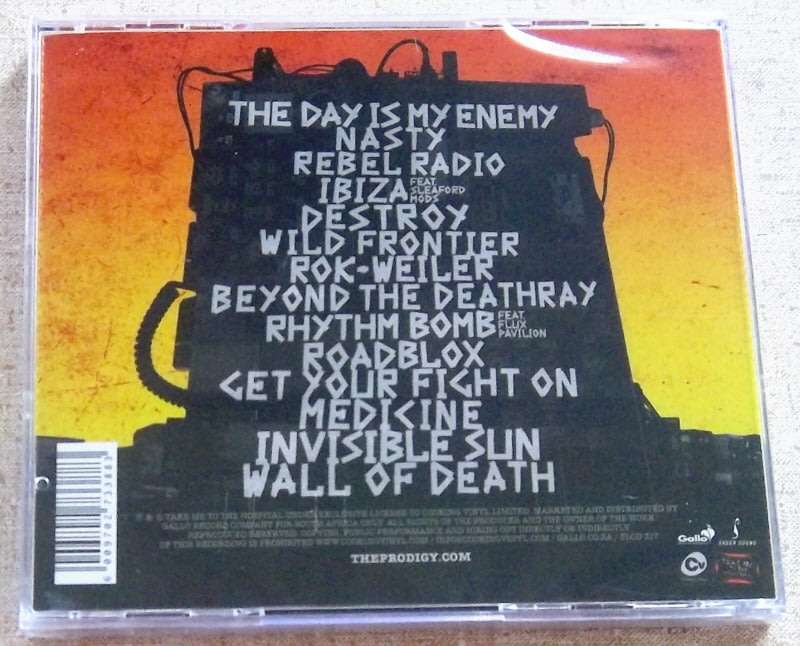 THE PRODIGY The Day Is My Enemy SOUTH AFRICA Cat# SLCD 317