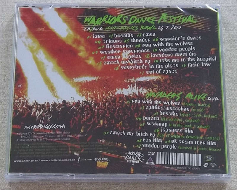 THE PRODIGY Live - World's On Fire CD + DVD