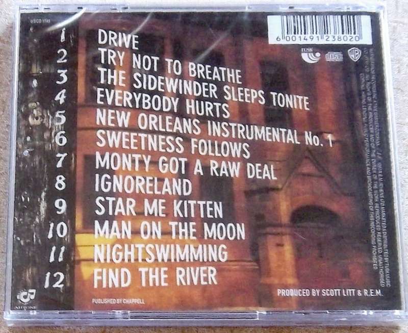 R.E.M. Automatic For The People SOUTH AFRICA Cat# WBCD 1745