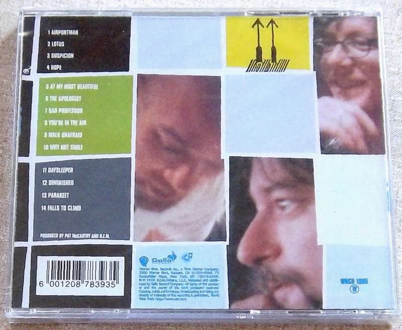 R.E.M. Collapse Into Now SOUTH AFRICA Cat# WBCD 2269
