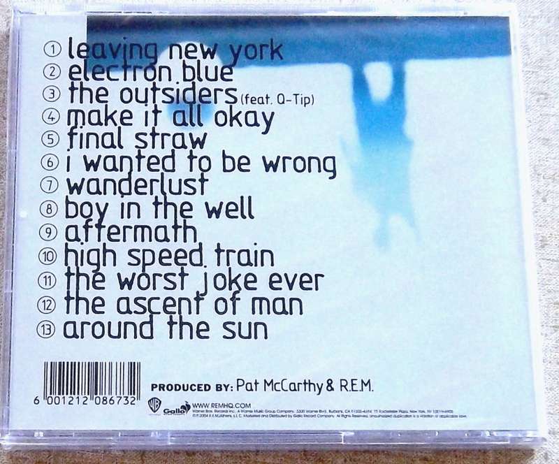R.E.M. Around The Sun SOUTH AFRICA Cat# WBCD 2079