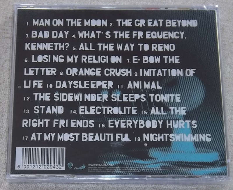 R.E.M. In Time The Best Of R.E.M. 1988-2003 SOUTH AFRICA Cat# WBCD 2057