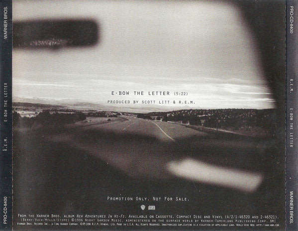 R.E.M. E-Bow The Letter PROMO CD