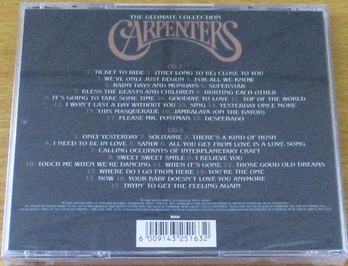 THE CARPENTERS The Ultimate Collection 2xCD
