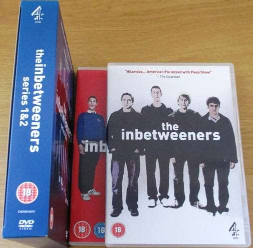 THE IN BETWEENERS Series 1+2 2xDVD BOX SET