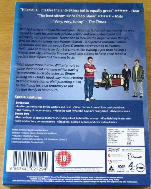 THE IN BETWEENERS Series 1+2 2xDVD BOX SET