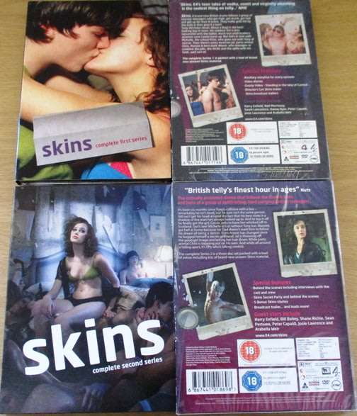 SKINS The Complete First +  Second Series BBC
