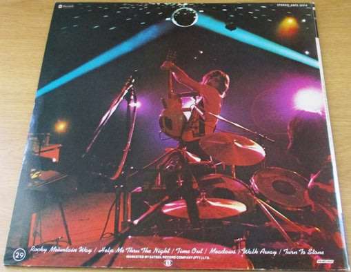 JOE WALSH Recorded Live You Can`t Argue with a Sick Mind VINYL RECORD