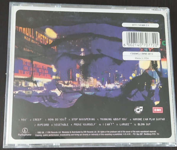 RADIOHEAD Pablo Honey SOUTH AFRICA Cat# CDEMCJ (WM) 5613