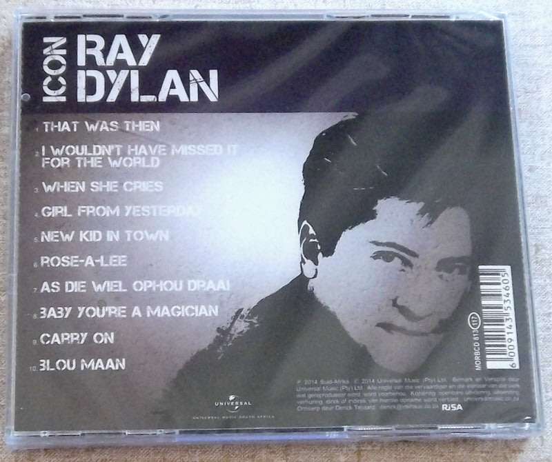 RAY DYLAN Icon SOUTH AFRICA Cat# MORBCD 813