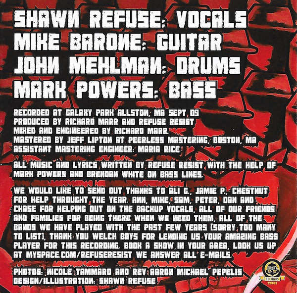 REFUSE RESIST Socialized CD