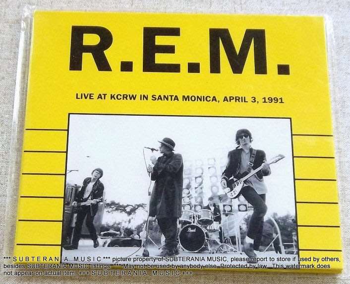 R.E.M. Live At KCRW In Santa Monica, April 3, 1991 EUROPE Cat# BRR6049