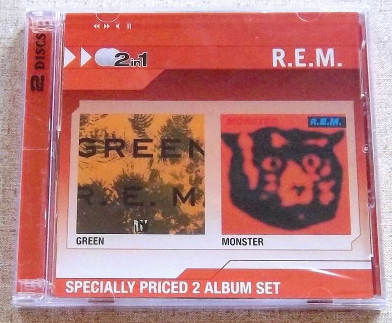 R.E.M. REM Green / Monster 2xCD SOUTH AFRICA Cat# CDWT 1208