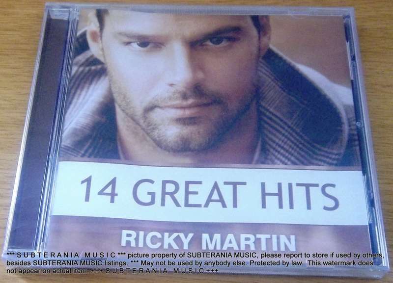 RICKY MARTIN 14 Great Hits SOUTH AFRICA Cat# CDSM526