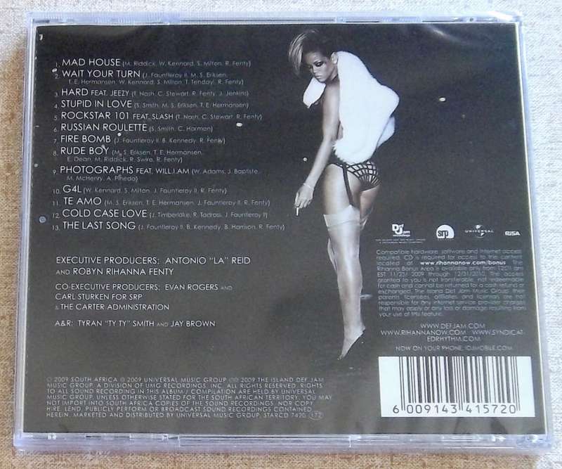 RIHANNA Rated R SOUTH AFRICA Cat# STARCD 7420