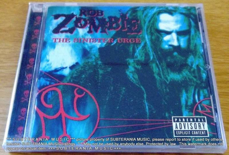ROB ZOMBIE Sinister Urge IMPORT CD