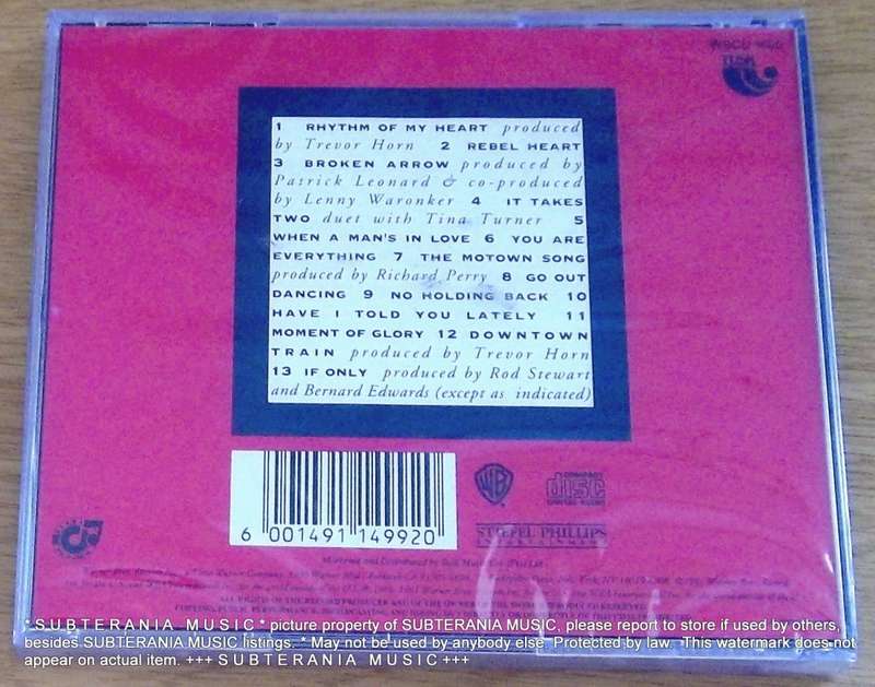 ROD STEWART Vagabond Heart SOUTH AFRICA Cat# WBCD 1690