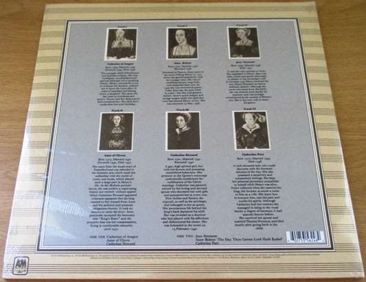 RICK WAKEMAN The Six Wives Of Henry VIII VINYL LP Record