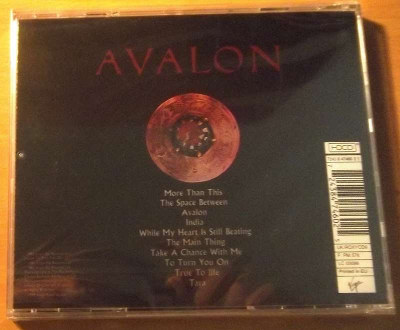 ROXY MUSIC Avalon Remastered Edition EUROPE Cat# 7243 8 47460 25