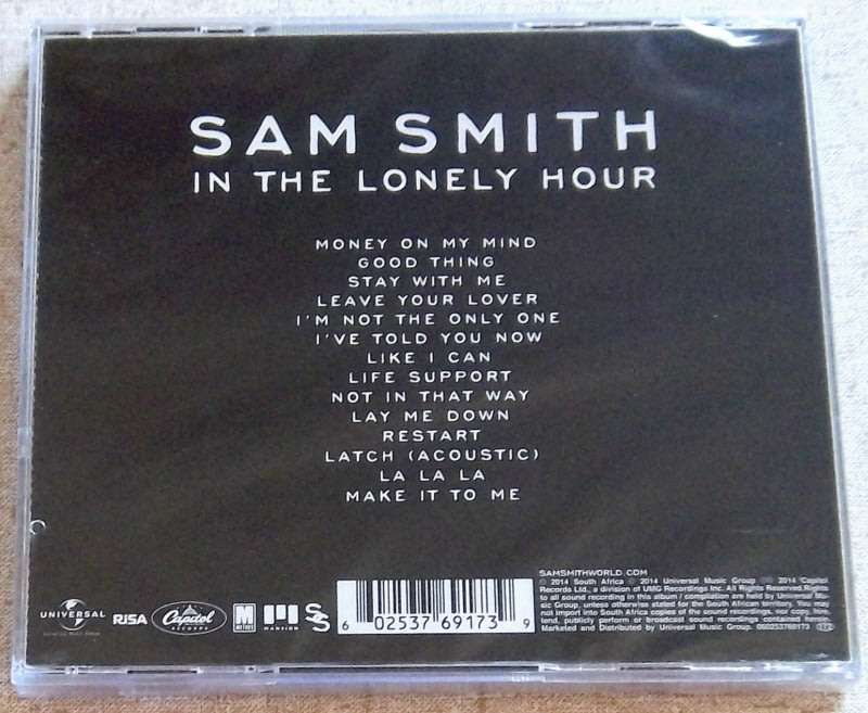 SAM SMITH In The Lonely Hour