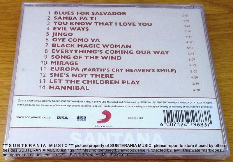 SANTANA 14 Great Hits Cat# CDCOL7583