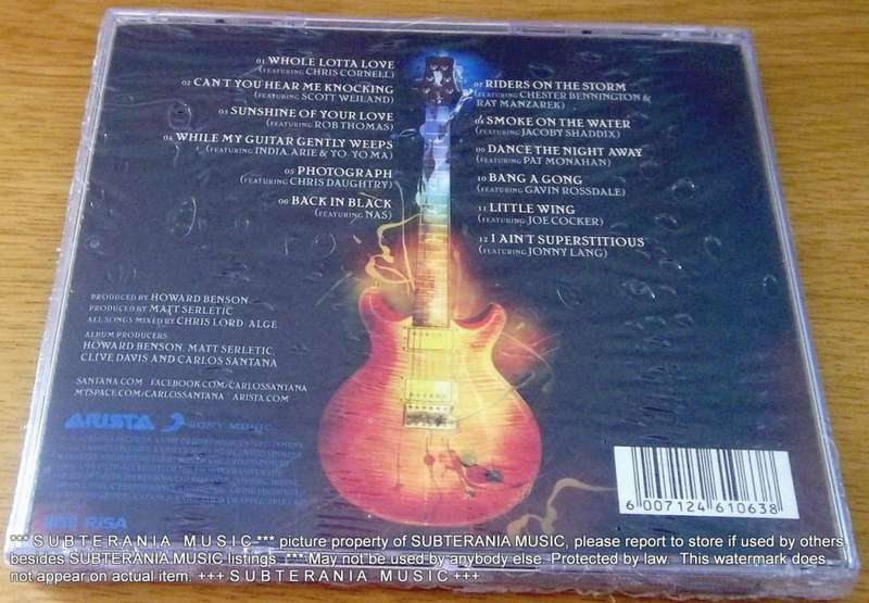 SANTANA Guitar Heaven  The Greatest Guitar Classics SOUTH AFRICA Cat# CDAST550