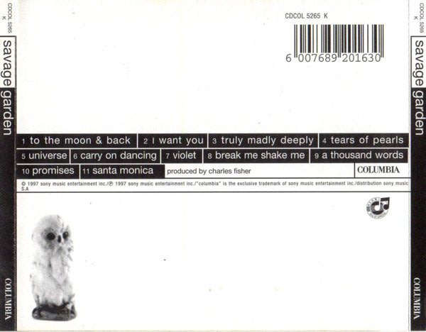 SAVAGE GARDEN Savage Garden CD [msr]