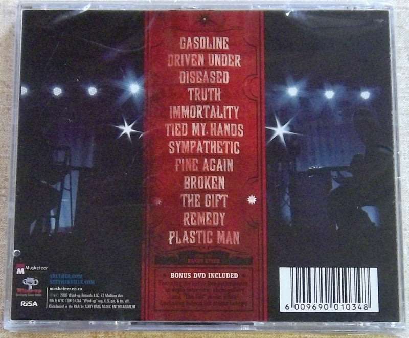 SEETHER One Cold Night CD+DVD SOUTH AFRICA Cat# CDMUS 316