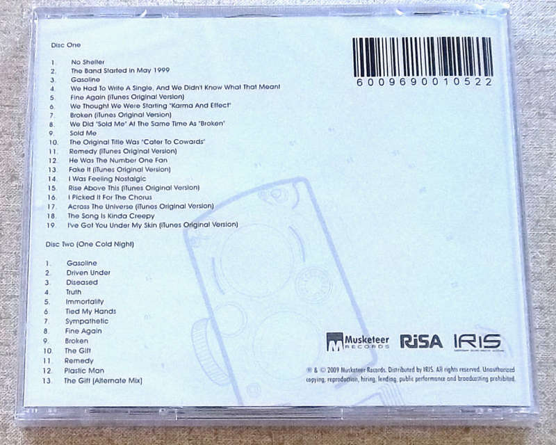 SEETHER Native Noise Collection Vol. 1 2xCD SOUTH AFRICA Cat# CDMUS333