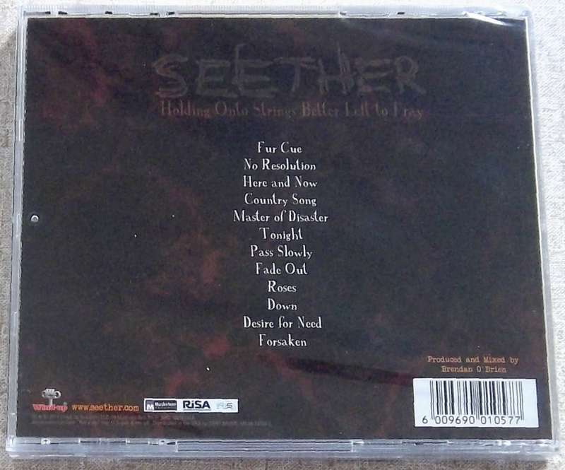 SEETHER Karma and Effect SOUTH AFRICA Cat# CDMUS 312