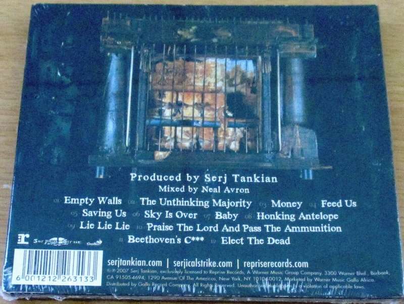 SERJ TANKIAN Elect The Dead SOUTH AFRICA Cat# WBCD2169