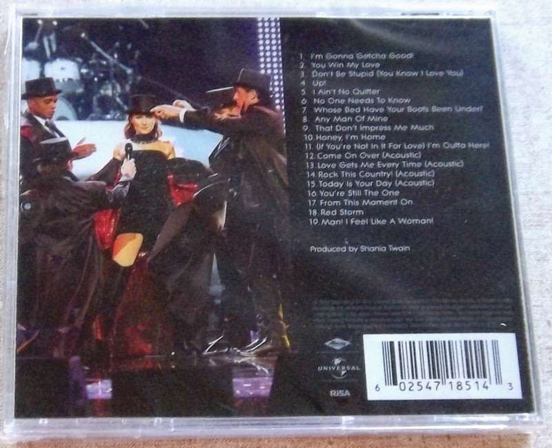 SHANIA TWAIN Still the One Live from Vegas SOUTH AFRICA Cat# 06025 4718514